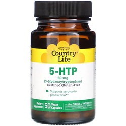 Аминокислоты Country Life 5-HTP 50 mg 50 cap