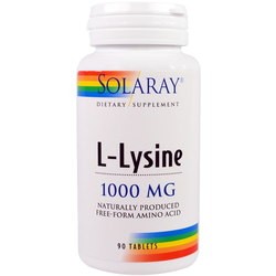 Аминокислоты Solaray L-Lysine 1000 mg 90 tab