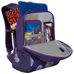 Школьный рюкзак (ранец) Grizzly RG-066-2 (фиолетовый)
