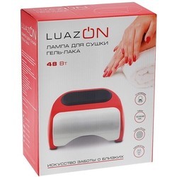 Лампа для маникюра Luazon LUF-23 (красный)