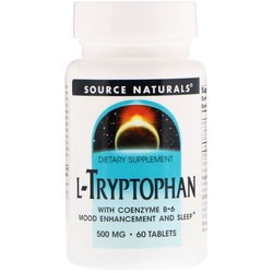 Аминокислоты Source Naturals L-Tryptophan with Vitamin B-6