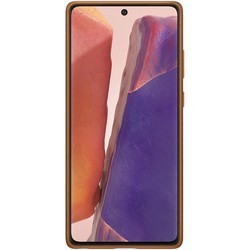 Чехол Samsung Leather Cover for Galaxy Note20 (коричневый)