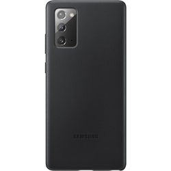 Чехол Samsung Leather Cover for Galaxy Note20 (черный)