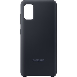 Чехол Samsung Silicone Cover for Galaxy A41 (черный)