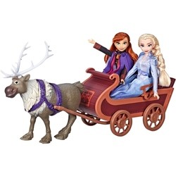 Кукла Hasbro Sledding Sven and Sisters Elsa and Anna E5501