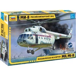 Сборная модель Zvezda Russian Rescue Helicopter MIL MI-8 (1:72)