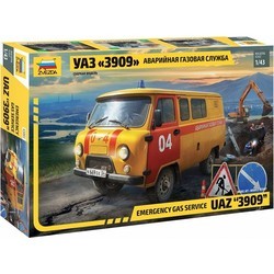 Сборная модель Zvezda Emergency Gas Service UAZ 3909 (1:43)