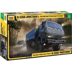 Сборная модель Zvezda Russian Three Axle Truck K-5350 Mustang (1:35)