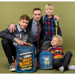 Школьный рюкзак (ранец) Grizzly RU-032-1 (черный)