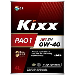 Моторное масло Kixx PAO 1 0W-40 SN 4L