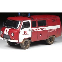 Сборная модель Zvezda Fire Service UAZ 3909 (1:43)