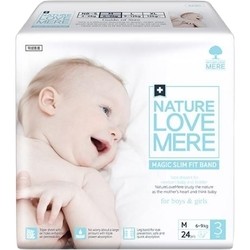 Подгузники Nature Love Mere Magic Slim Fit Diapers M / 24 pcs