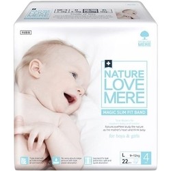 Подгузники Nature Love Mere Magic Slim Fit Diapers L