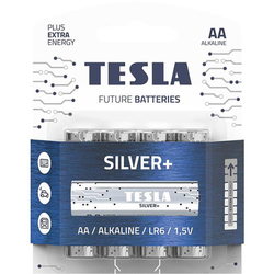 Аккумуляторная батарейка Tesla Silver+ 4xAA