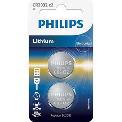 Аккумулятор / батарейка Philips 2xCR2032