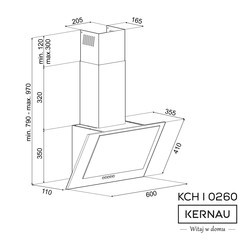 Вытяжка Kernau KCH I 0260 B