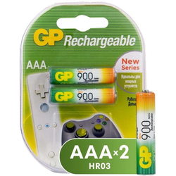 Аккумулятор / батарейка GP Rechargeable 2xAAA 900 mAh