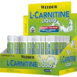 Сжигатель жира Weider L-Carnitine Liquid 1800 mg 20x25 ml