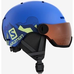 Горнолыжный шлем Salomon Grom Visor (фиолетовый)