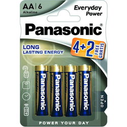 Аккумулятор / батарейка Panasonic Everyday Power 6xAA