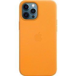Чехол Apple Leather Case with MagSafe for iPhone 12 Pro Max