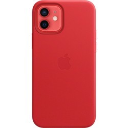 Чехол Apple Leather Case with MagSafe for iPhone 12/12 Pro