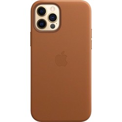 Чехол Apple Leather Case with MagSafe for iPhone 12/12 Pro