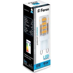 Лампочка Feron LB-432 5W 6400K G9