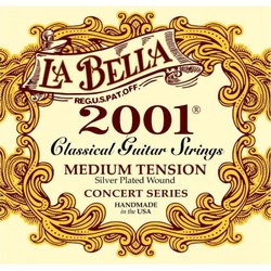 Струны La Bella Classical Silver Plated Medium Tension