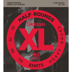 Струны DAddario XL Half Rounds Bass 55-110