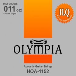 Струны Olympia 80/20 Bronze HQ Custom Light 10-47