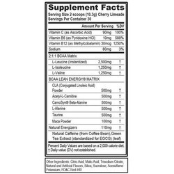 Аминокислоты EVL Nutrition BCAA Lean Energy 300 g