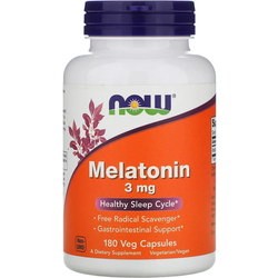 Аминокислоты Now Melatonin 3 mg 180 cap