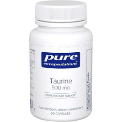 Аминокислоты Pure Encapsulations Taurine 500 mg 60 cap