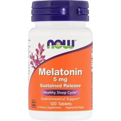Аминокислоты Now Melatonin 5 mg 180 cap