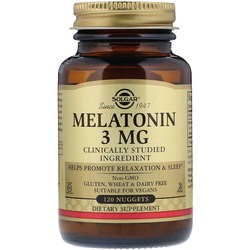 Аминокислоты SOLGAR Melatonin 3 mg 120 tab