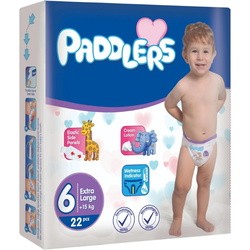 Подгузники Paddlers Extra Large 6 / 22 pcs