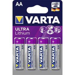 Аккумулятор / батарейка Varta Ultra Lithium 4xAA