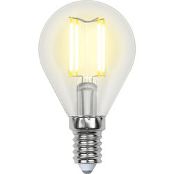 Лампочка Uniel LED-G45-6W/WW/E14/CL GLA01TR