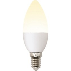 Лампочка Uniel LED-C37-6W/WW/E14/FR/MB PLM11WH