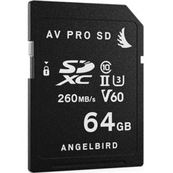 Карта памяти ANGELBIRD AV Pro MK2 UHS-II V60 SDXC 64Gb
