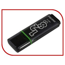 USB-флешка SmartBuy Glossy 128Gb (серый)