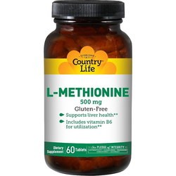 Аминокислоты Country Life L-Methionine 500 mg