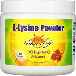 Аминокислоты Natures Life L-Lysine Powder