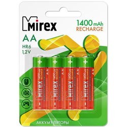 Аккумулятор / батарейка Mirex 4xAA 1400 mAh