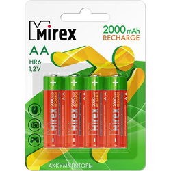 Аккумулятор / батарейка Mirex 4xAA 2000 mAh