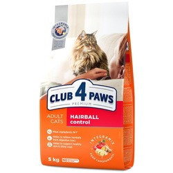 Корм для кошек Club 4 Paws Hairball Control 5 kg