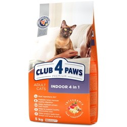 Корм для кошек Club 4 Paws Indoor 4 in 1 0.9 kg