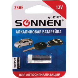 Аккумулятор / батарейка SONNEN Alkaline 1x23A