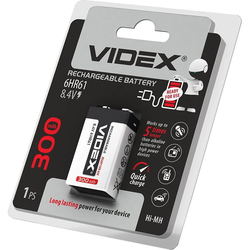 Аккумулятор / батарейка Videx 1xKrona 300 mAh
